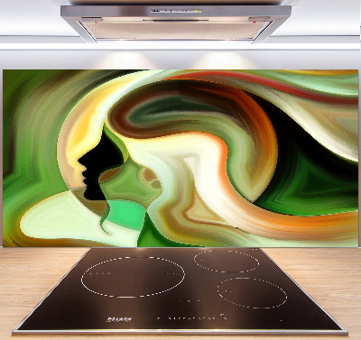 Glass splashback Abstraction