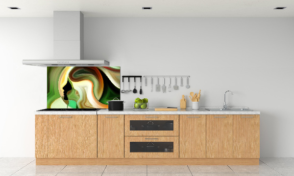 Glass splashback Abstraction