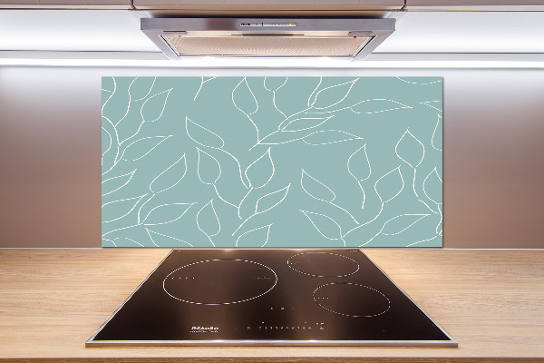 Kitchen splashback Pattern leaves