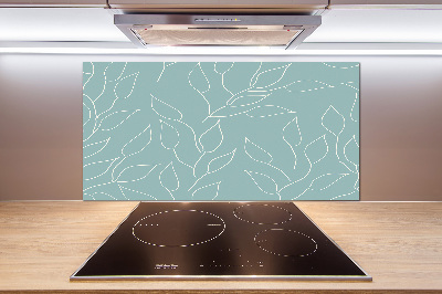 Kitchen splashback Pattern leaves