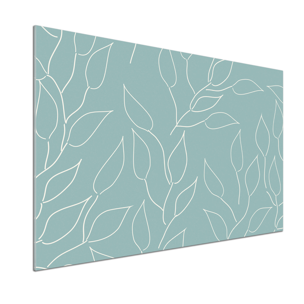 Kitchen splashback Pattern leaves