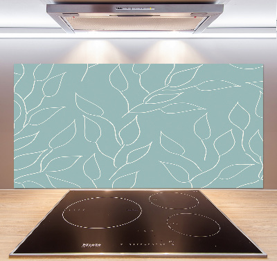 Kitchen splashback Pattern leaves