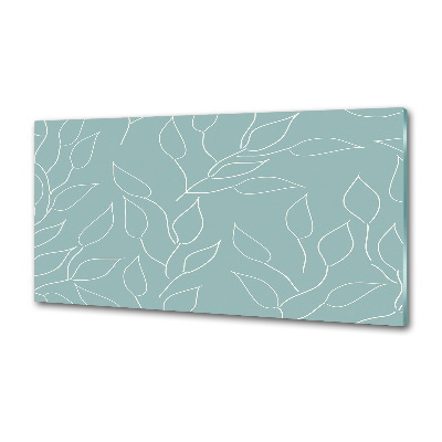 Kitchen splashback Pattern leaves