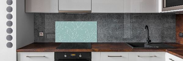 Kitchen splashback Pattern leaves