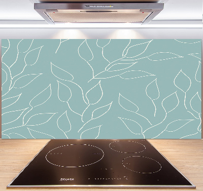 Kitchen splashback Pattern leaves