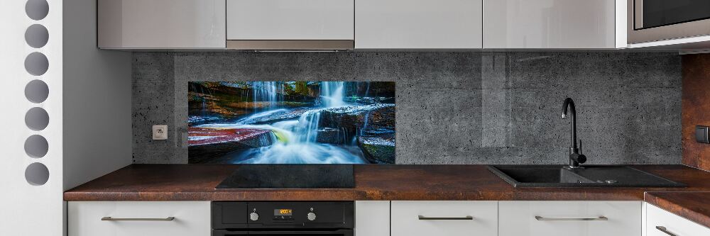 Cooker splashback Tropical waterfall