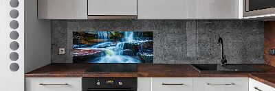 Cooker splashback Tropical waterfall