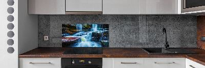 Cooker splashback Tropical waterfall