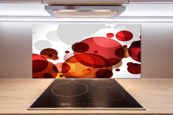 Glass splashback Circle abstraction