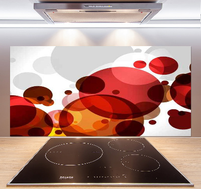 Glass splashback Circle abstraction