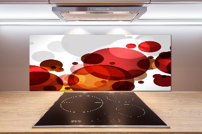 Glass splashback Circle abstraction