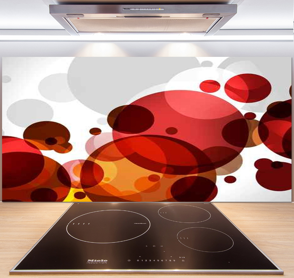 Glass splashback Circle abstraction