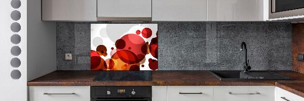 Glass splashback Circle abstraction