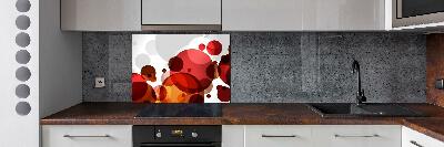 Glass splashback Circle abstraction