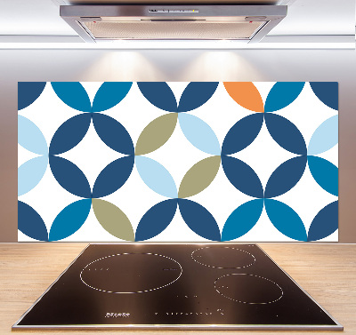 Cooker splashback Geometric background