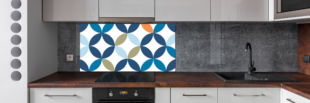 Cooker splashback Geometric background