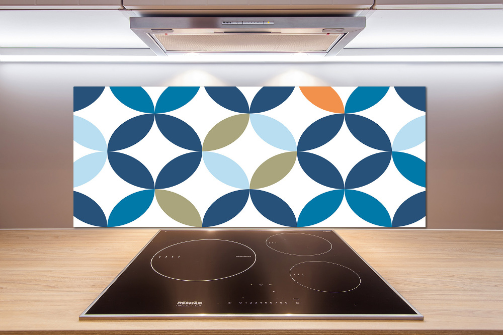 Cooker splashback Geometric background