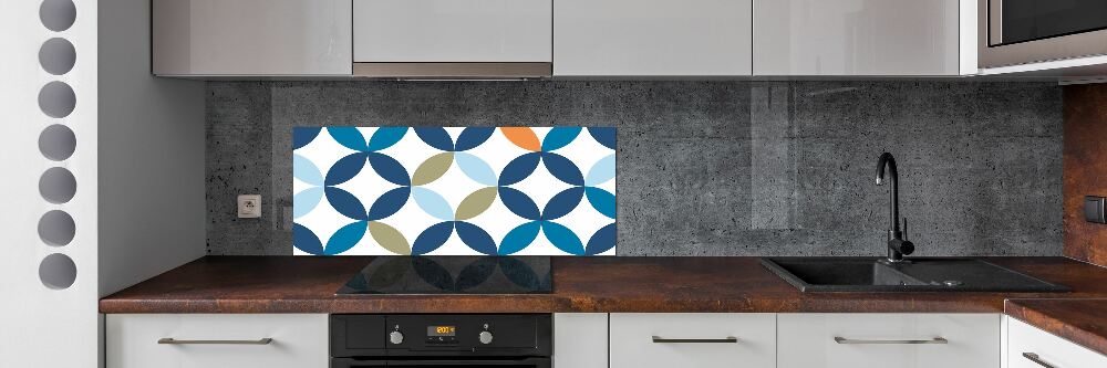 Cooker splashback Geometric background