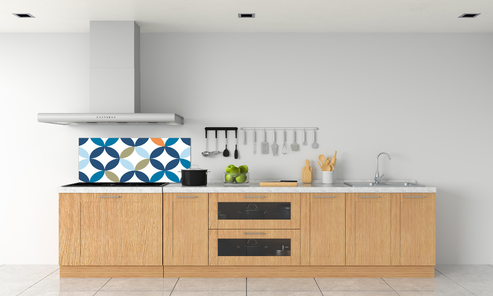 Cooker splashback Geometric background