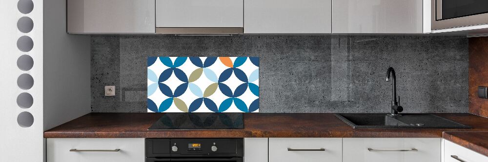 Cooker splashback Geometric background