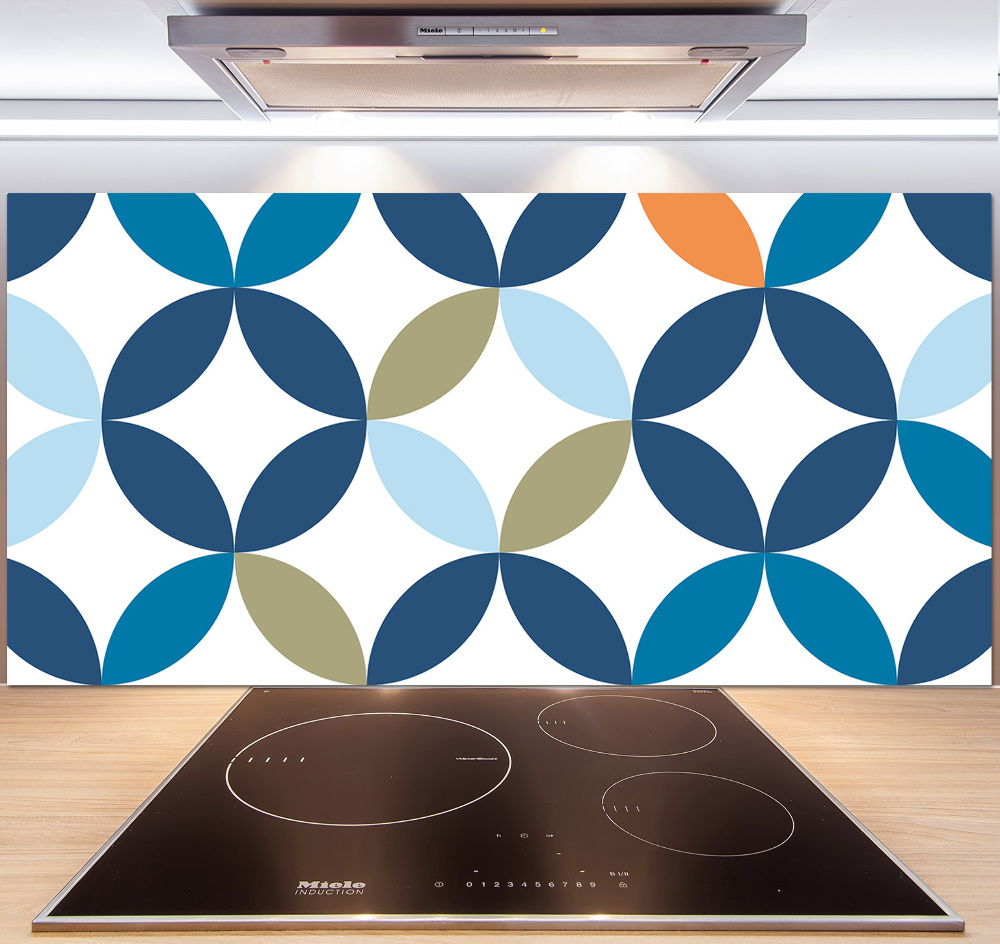 Cooker splashback Geometric background