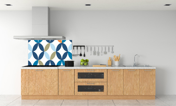 Cooker splashback Geometric background