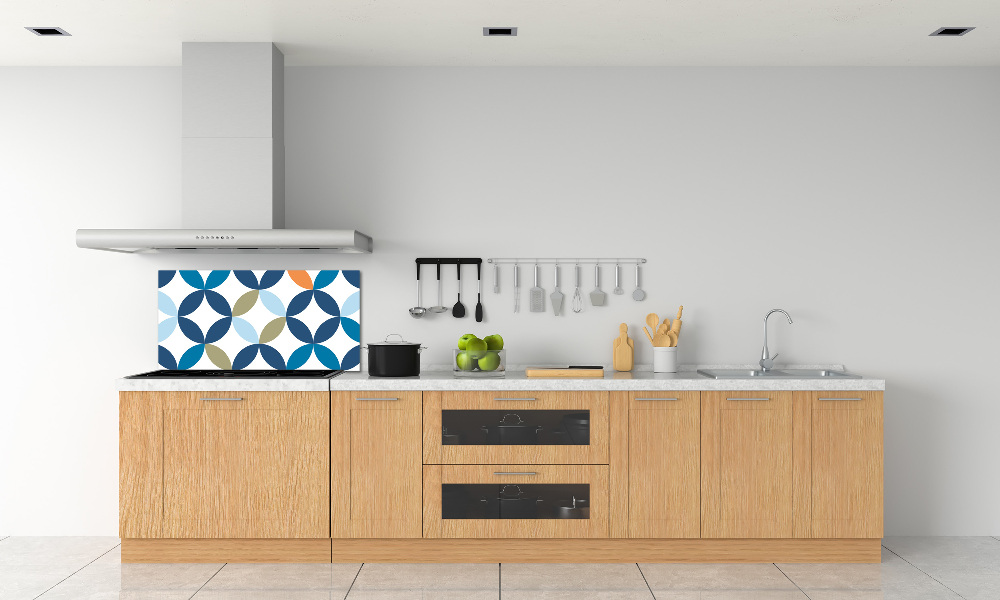 Cooker splashback Geometric background