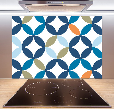 Cooker splashback Geometric background