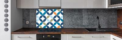 Cooker splashback Geometric background