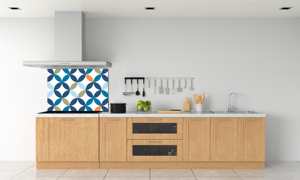 Cooker splashback Geometric background