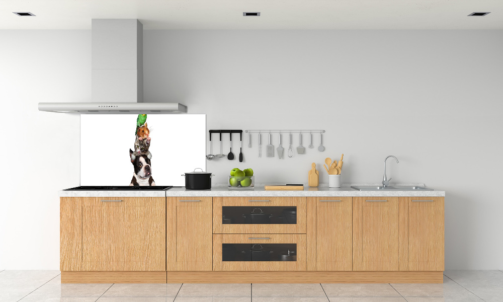 Cooker splashback Animal group