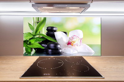 Kitchen splashback Orchid