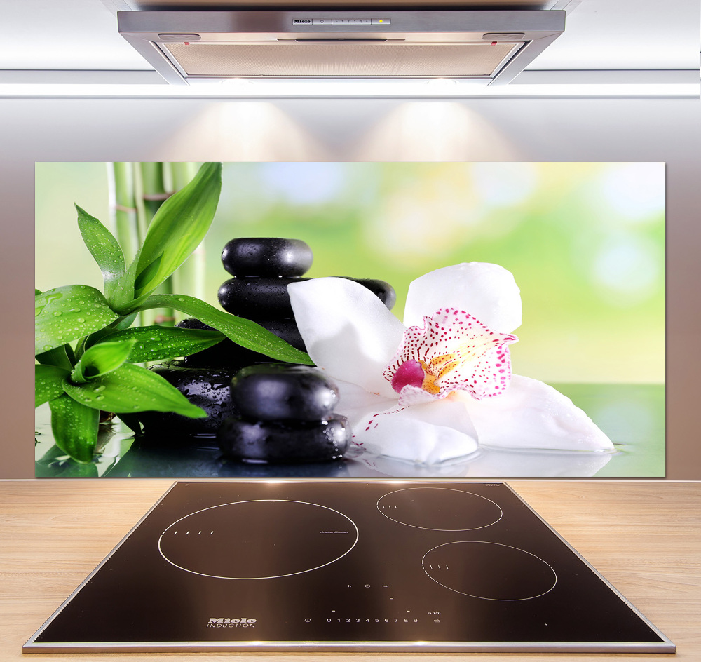 Kitchen splashback Orchid