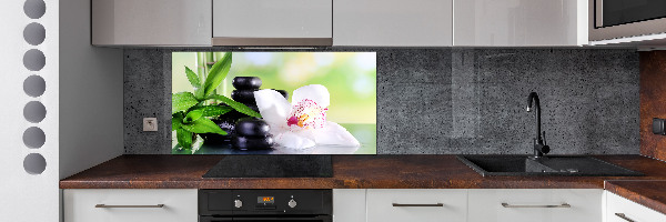 Kitchen splashback Orchid