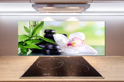 Kitchen splashback Orchid