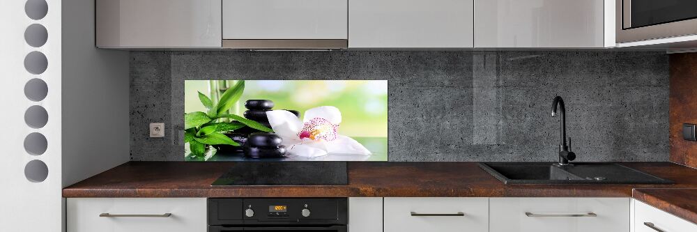 Kitchen splashback Orchid