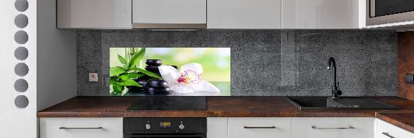 Kitchen splashback Orchid