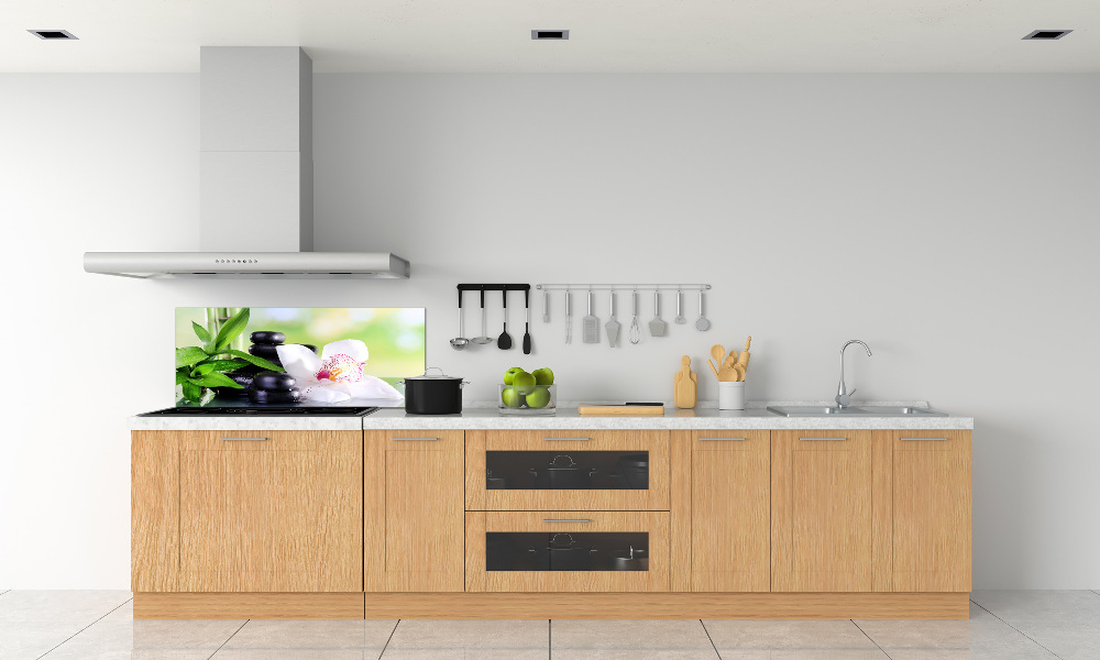 Kitchen splashback Orchid