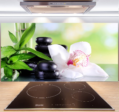 Kitchen splashback Orchid