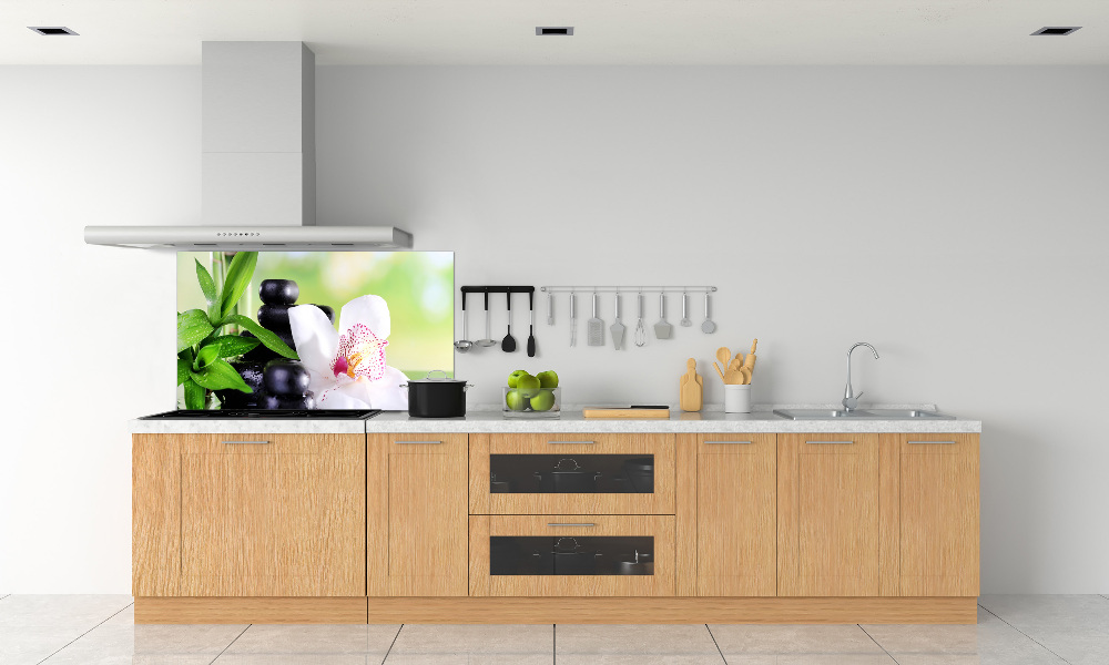 Kitchen splashback Orchid