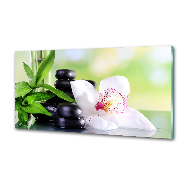 Kitchen splashback Orchid