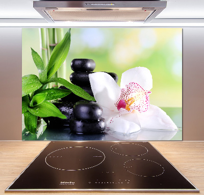 Kitchen splashback Orchid