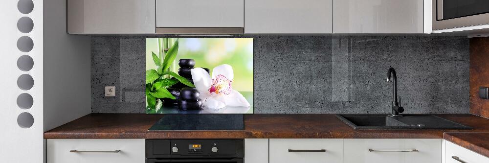 Kitchen splashback Orchid