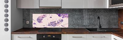 Cooker splashback Feathers