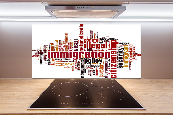 Cooker splashback Immigration