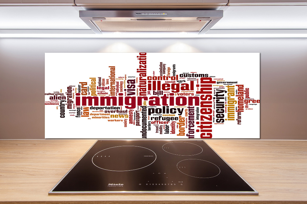 Cooker splashback Immigration