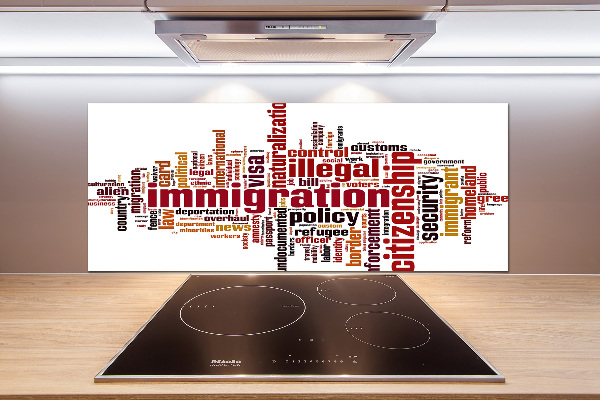 Cooker splashback Immigration