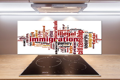 Cooker splashback Immigration