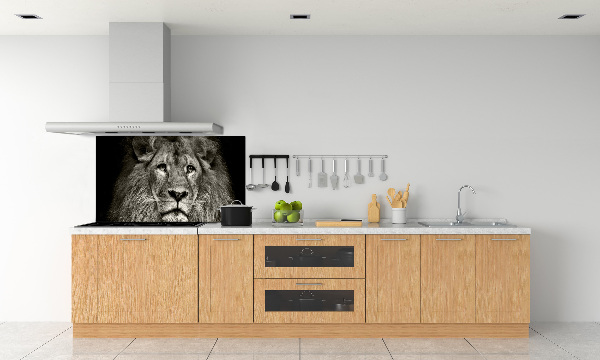 Cooker splashback Lion