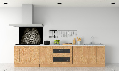 Cooker splashback Lion